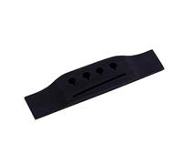 ifundom String Ebony Bass Guitar Bridge Replacement Parts Wooden Bridge for Enhanced Sound Quality Easy Installation Black Color