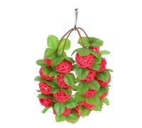 ifundom String of Parrot Bite Toy Nibbling Plaything for Birds Durable Rattan Ball Chewing Supplies for Pet Parrots Cockatiels and Budgies