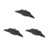 ifundom String Rosewood Saddle Thru Slotted Guitar Bridge Swallow Shaped Replacement for Folk Classical Acoustic Guitars Easy Installation and Fit for Models