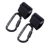 ifundom Stroller Hooks Non-Slip Clips for Baby Prams Alloy Sturdy Front Mount Hanger for Secure Bag Carrying and Shopping Use, Easy Installation Without Drilling, Suitable for Pushchair an
