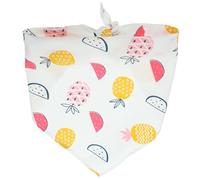 ifundom Summer Pet Bandana for Boys Lightweight Triangle Kerchief for Dog Birthday Parties Festivals Daily Walks Easy to Drying Fun Design with Pineapple Print