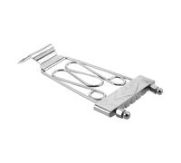 ifundom Tailpiece for Six-string Jazz Electric Guitars Durable Construction Chic Silver Finish Fit Replacement for Jazz Guitarists