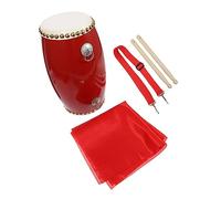 ifundom Tambourine for Adults Djembe Drums Portable Drumming Year Old Hand Drum Celebrations Red