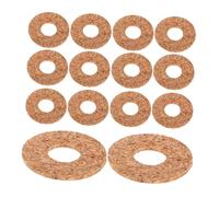 ifundom Thumb Picks for Acoustic Guitar with Self-adhesive Pads Cork Grips for Guitar Picks Improving Grip and Control 40pcs Non-slip for Electric