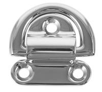 ifundom Tie down Rings with Rust Resistance and Easy Disassembly Stainless Steel D-shaped Silver Surface Mount Anchors for Securing Loads on Trailers and Boats for Trailer and Car