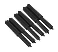ifundom Toilet Paper Holder Replacement Rods Adjustable-length Spring-loaded 6pcs Tissue Roll Spindles, Plastic and Iron Material and Easy Installation Smooth Rotating Shaft for Bathrooms