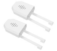 ifundom Toilet Tank Cleaner Tablet Holder Abs Material Hanging Bracket 2pcs White with Simple Installation, Minimizing Residue Buildup for Toilet and Water Tanks for Bathroom Cleaning