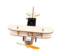 ifundom Toy Airplane Kit Assemble Diy Wood Plane Model Educational Plane Aircraft