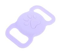 ifundom Tracker Case Two Devices Fob Air Tag Cat Cover Dog Air Tag Holder Insoles Air Tags Sticker Carabiner Holder with Keychain Case for Release Pro Silica Gel Violet