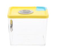 ifundom Transparent Reptile Breeding Box with Ventilation Practical Pet Feeding Case for Snakes Tarantulas Geckos Crickets Hermit Crabs and Small Reptiles Random Color