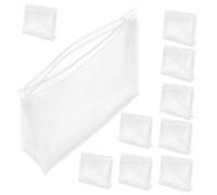 ifundom Travel Toiletry Bags Packing Essentials 10pcs PVC with Reinforced Seams and Easy Access Organising Makeup for Outdoor and Camping