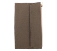 ifundom Travelers Notebook Cover with Zipper Pen Holder and Multiple Compartments, Canvas Pocket Journal Organizer for Journaling and Office Use, Secure and Stylish Storage Bag