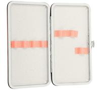 ifundom Tweezer Organizer Tweezers Container Case Practical Storage Iron PVC Magnetic Open Button Makeup Accessories for Eyelash Extension