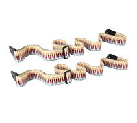 ifundom Ukulele Strap Braided Webbing Small Guitar Shoulder Straps 2pcs with Ethnic Style Rainbow Pattern for Maximum Comfort Standing Home Outdoor Use