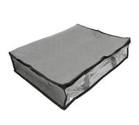ifundom under Bed Storage Bag Large Capacity for Clothes and Bedding Foldable Non-woven Fabric Quilt Storage Bin with Breathable Material and Window Design, under Bed Or Shelf