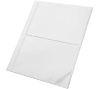 ifundom Universal 3-Hole Banknote Collection Album Pages, 10pcs Double-Row Paper Sleeves for Currency Storage, Small Money Holder Suitable for Stamp and Paper Money Collectors