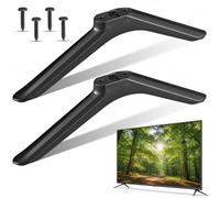 ifundom Universal TV Stand Legs with Screws Replacement TV Feet Tabletop Base Stand Legs Television Pedestal Foot Television Bracket Mount Leg for Living Room Bedroom