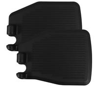 ifundom Universal Wheelchair Footrest Pedal Replacement Pair, Heavy Duty Black Pa Material, Foldable and Adjustable Height, Suitable for Athletes and Elderly Users, Stable and Sturdy
