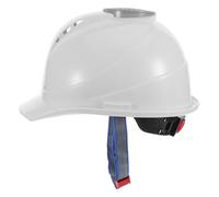 ifundom USB Hard Hat with Fan for Construction Work, White Plastic Safety Helmet Featuring V-shaped Design and Stainless Steel, Providing Sun Protection and Cooling for Comfortable Outdoor