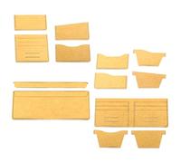 ifundom Versatile Acrylic Leather Patterns Template for Wallet Making, Wallet Pattern Stencils Designed for Leather Products, Saves Time and Effort, Suitable for Beginners