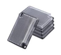ifundom Versatile Sensor Reflector Sturdy Abs and Acrylate Material 5pcs Square Reflector High Reflective Effect for Photoelectric Sensors for Outdoor and Road Traffic Applications