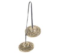 ifundom Vintage Cymbal Bell for Meditation and Religious Ceremony Handcrafted Tibetan Style Percussion Instrument Yoga Bell Cymbals for Rhythm and Chime