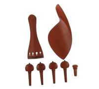 ifundom Violin Accessories Tailpiece Tuning Pegs Chin Rest Endpin for Maintenance and Restoration Wooden Fittings for Enhanced Performance and Compatibility