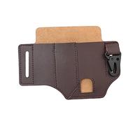 ifundom Waist Pocket Outdoor Survival Waist Bag for Camping Hiking and Cycling Versatile Storage for Tools and Essentials Unisex Design Black and Brown