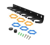 ifundom Wall Mount Mic Stand Holder Mount for Audio Setup Multi Microphone Holder Six Holes for Wall Mounted Microphone Stand