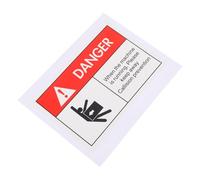 ifundom Warning Safety Sign Sticker with Adhesive Pp Synthetic Material for Hazardous Areas, Highly Visible Safety Warning Decals Alerting to Danger Zone and Collision Risks