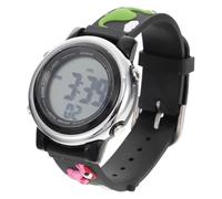 ifundom Waterproof Digital Watch for Boys with Cartoon Dinosaur Pattern, Lightweight Plastic and Stainless Steel Construction, Teaching Tool and Casual Outdoor Wristwatch for Children