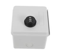 ifundom Waterproof Electrical Power Cord Enclosure with Combination Lock, Abs Material Outdoor Socket Cover Lock for Shared Spaces and Property, Cord Management Protective Socket Box
