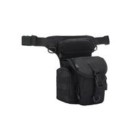 ifundom Waterproof Oxford Fabric Leg Bag for Men with Comfortable Design and Adjustable Strap, Black Casual Shoulder Bag for Cycling and Outdoor Activities