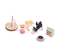 ifundom Weather Resistant Miniature Cat Figurines Playset for Dollhouses and Outdoor Fun Realistic Tiny Kitten Micro Landscape for Creative Role Playing and Storytelling Safe Material Gift