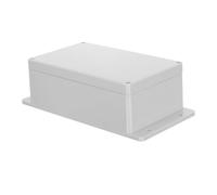 ifundom Weatherproof Outdoor Electrical Junction Box with Fixed Ear, Abs Plastic Construction, 9.5x4.8x3 Inches, for Protecting Sensitive Electronic Connections in Small Garden or Garden