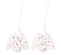 ifundom Webbed Silicone Swim Gloves for Adults and , Adjustable Half-Finger Swimming Hand Paddles, White Crescent Moon Design, Water Sports Training and Snorkeling Hand Protector