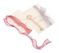 ifundom Wedding Vows Books and Pearl Yarn Material, Not Easy to Break or Fade 2pcs Elegant Bow with Delicate Design for Wedding Banquets and Bridal Shower Photo Prop