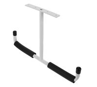 ifundom White Wall Mounted Kayak and Bike Ceiling Rack for Garage Storage, Heavy Duty Hooks for Bicycles, Ladders, and Fishing Rods, for Home and Office Use