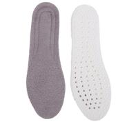 ifundom Winter Thermal Insoles Thick Self-Heating Soft Warm Shoe Inserts Cushion Pads for Men Women Size 43-44 Grey Winter Boot Liners