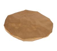 ifundom Women Sleep Hat Satin Double Layer Waterproof High Elasticity Skin-friendly Shower Cap for Showering Spa Use, Light Gold 37cm Diameter