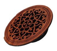 ifundom Wood Guitar Sound Hole Cover for Acoustic Guitars Feedback Blocker and Noise Reducer Solid Wood Design Artistic Patterns