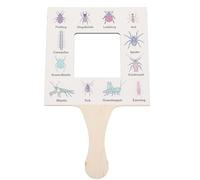 ifundom Wood Nature Guide Finder for Kids Large Pinewood Outdoor Identification Tool Nature Exploration Toy for Boys and Girls Insect Observation Educational Outdoor Play