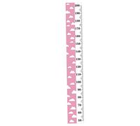 ifundom Wooden Baby Growth Chart with Canvas Wall Decor Easy to Move for Nursery and Bedroom