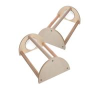 ifundom Wooden Chicken Perch Stand Chick Roosting Bar for Hens Chicks Pet Chicken Accessory for Coop Brooder