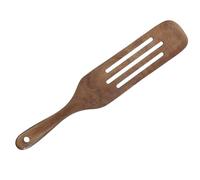 ifundom Wooden Cooking Spurtle Slotted Spoon Long Handle for Stirring Mixing and Serving in Kitchen