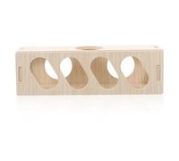 ifundom Wooden Hamster Hideout Tunnel Wear Resistant Guinea Pig House Smooth Surface Pet Activity Safe and Fun for Hamsters Rabbits and Animals
