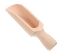 ifundom Wooden Kitchen Spoon Multifunctional Tiny Scoop with Fine Workmanship Simple Design Versatile Wood Utensil for Sugar Spice Serving in Home Kitchen