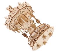 ifundom Wooden Merry Go Round Puzzle Model Self Assembling Educational for Creative DIY Jigsaw Puzzle Developing Patience Imagination and Practical Skills