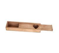 ifundom Wooden Pregnancy Test Kit Box Unique Shower Box Elegant Lid for Gender Reveal Announcement