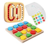 ifundom Wooden Puzzle Maze for Adults Handheld Puzzles Cognitive Challenges for Elderly Games and Memory Improvement Activities